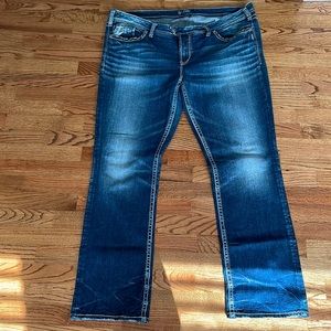 Silver Jeans Plus Size Tuesday baby boot